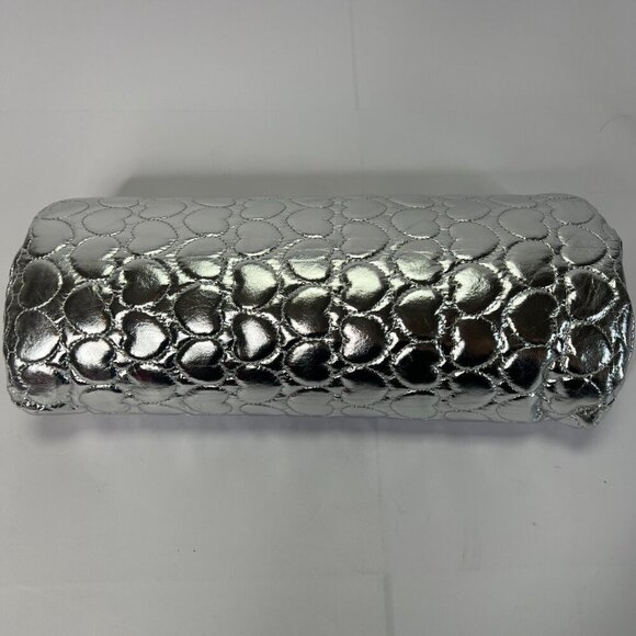 NWT Silver Hearts Manicure Hand Rest Pillow - Picture 2 of 6